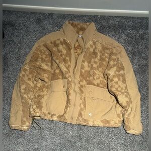 JoyLab Tan Teddy Jacket